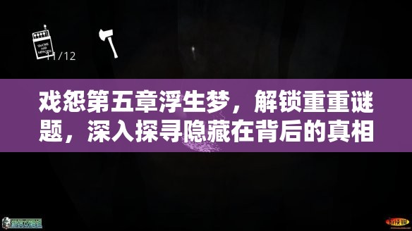 戏怨第五章浮生梦，解锁重重谜题，深入探寻隐藏在背后的真相