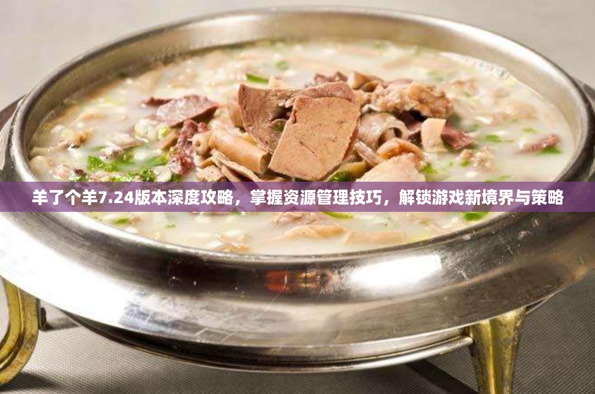 羊了个羊7.24版本深度攻略，掌握资源管理技巧，解锁游戏新境界与策略