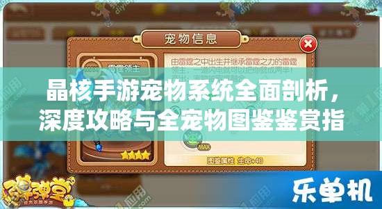 晶核手游宠物系统全面剖析，深度攻略与全宠物图鉴鉴赏指南