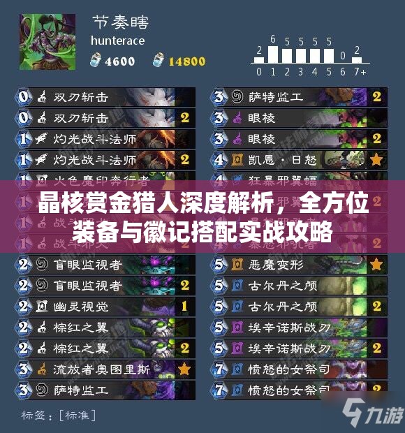 晶核赏金猎人深度解析，全方位装备与徽记搭配实战攻略