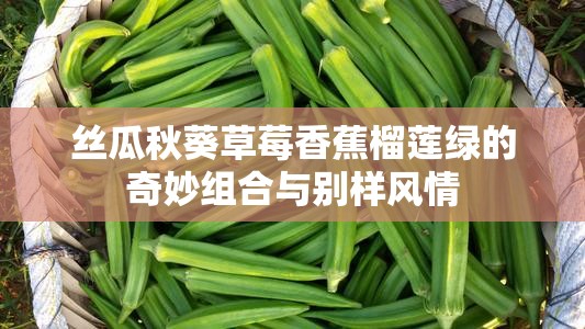 丝瓜秋葵草莓香蕉榴莲绿的奇妙组合与别样风情