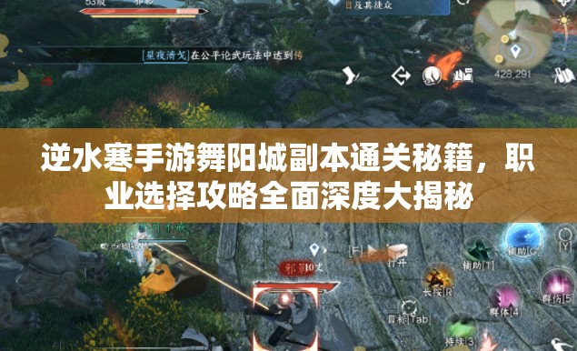逆水寒手游舞阳城副本通关秘籍，职业选择攻略全面深度大揭秘