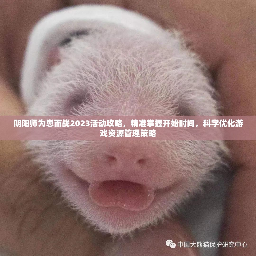 阴阳师为崽而战2023活动攻略，精准掌握开始时间，科学优化游戏资源管理策略
