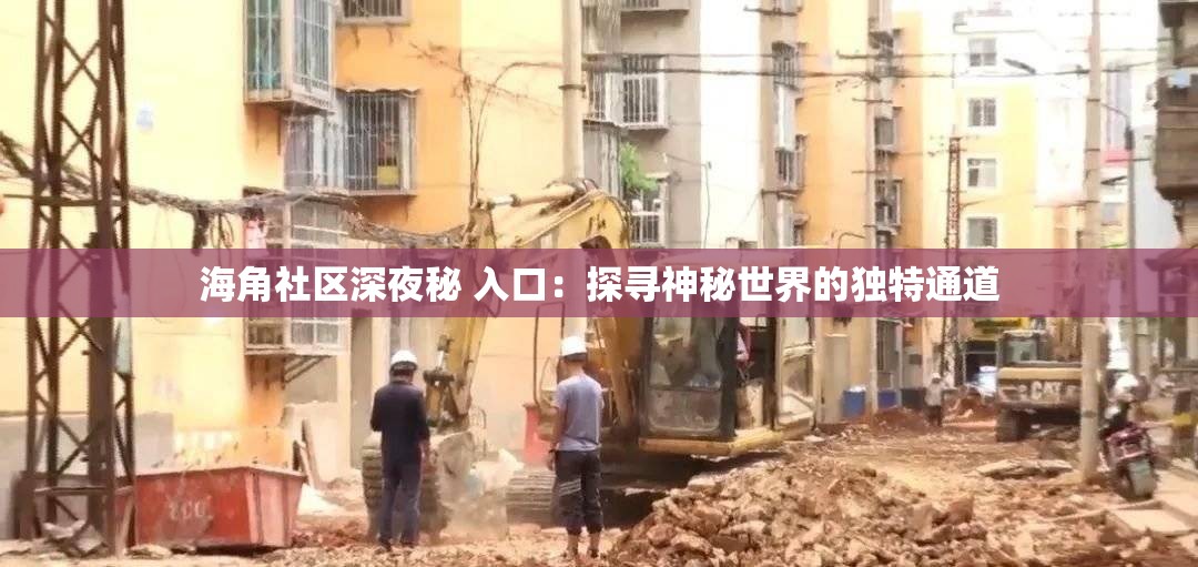 海角社区深夜秘 入口：探寻神秘世界的独特通道
