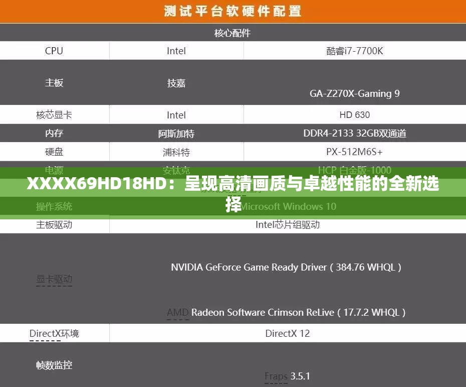 XXXX69HD18HD：呈现高清画质与卓越性能的全新选择