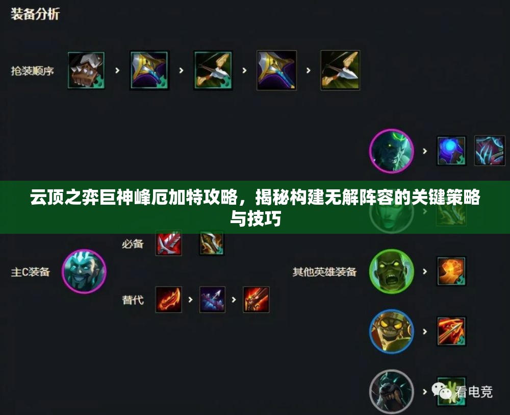 云顶之弈巨神峰厄加特攻略，揭秘构建无解阵容的关键策略与技巧