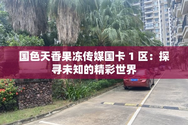 国色天香果冻传媒国卡 1 区：探寻未知的精彩世界