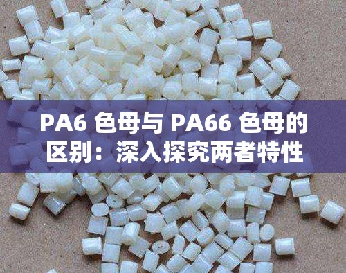 PA6 色母与 PA66 色母的区别：深入探究两者特性差异