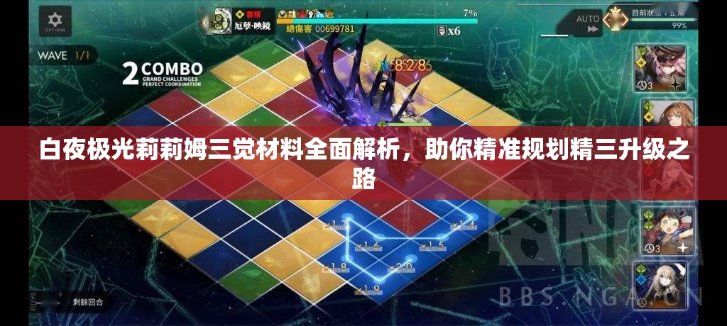 白夜极光莉莉姆三觉材料全面解析，助你精准规划精三升级之路