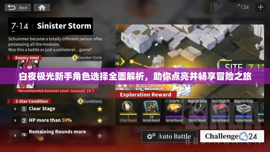 白夜极光新手角色选择全面解析，助你点亮并畅享冒险之旅
