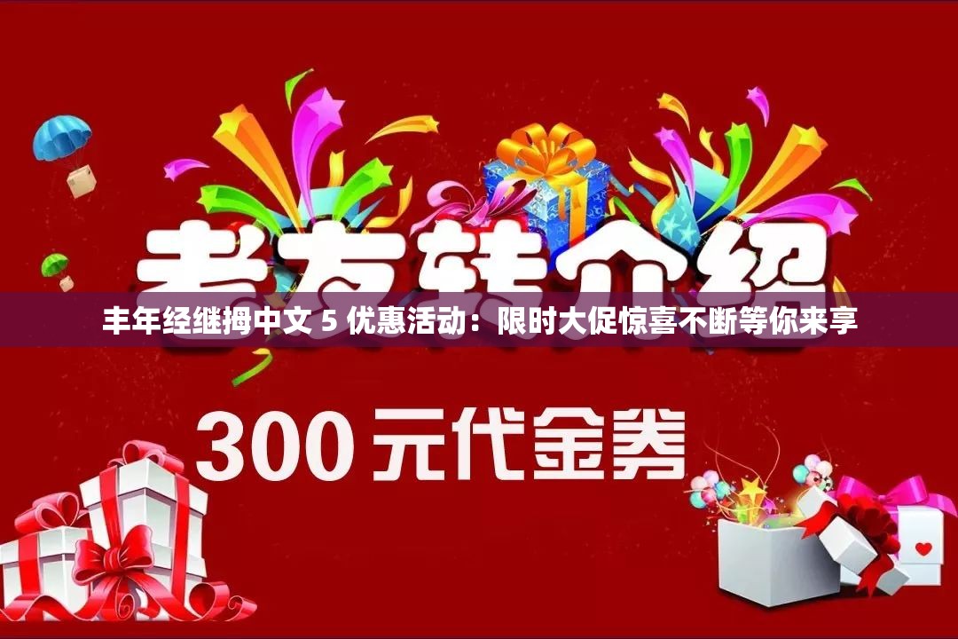 丰年经继拇中文 5 优惠活动：限时大促惊喜不断等你来享