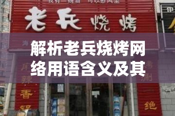 解析老兵烧烤网络用语含义及其在网络资源管理中的应用