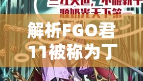解析FGO君11被称为丁真的梗源及其在资源管理中重要性及高效策略