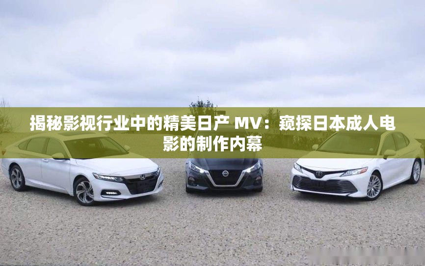 揭秘影视行业中的精美日产 MV：窥探日本成人电影的制作内幕