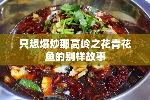 只想爆炒那高岭之花青花鱼的别样故事
