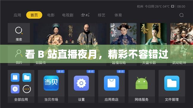 看 B 站直播夜月，精彩不容错过