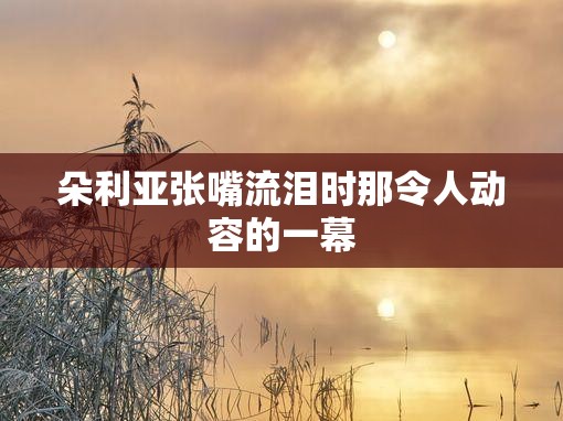 朵利亚张嘴流泪时那令人动容的一幕
