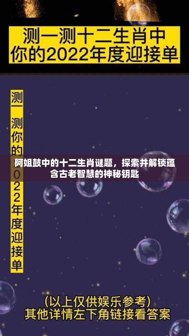 阿姐鼓中的十二生肖谜题，探索并解锁蕴含古老智慧的神秘钥匙