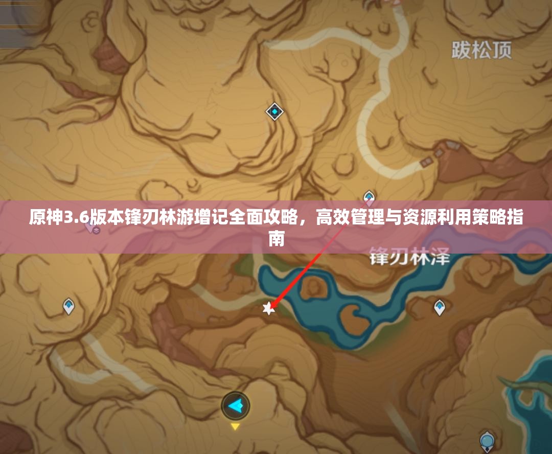 原神3.6版本锋刃林游增记全面攻略，高效管理与资源利用策略指南