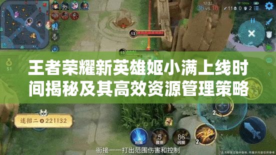 王者荣耀新英雄姬小满上线时间揭秘及其高效资源管理策略