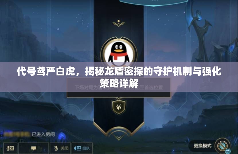 代号鸢严白虎，揭秘龙盾密探的守护机制与强化策略详解