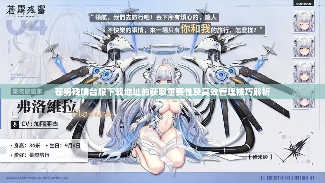 苍雾残响台服下载地址的获取重要性及高效管理技巧解析