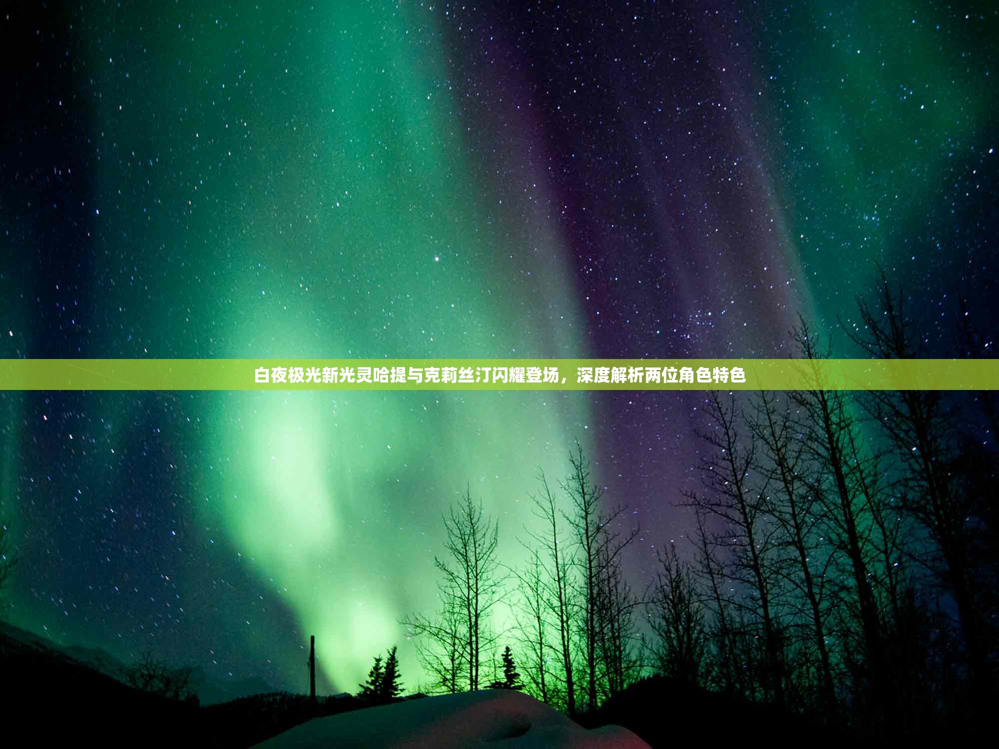 白夜极光新光灵哈提与克莉丝汀闪耀登场，深度解析两位角色特色