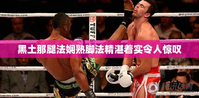 黑土那腿法娴熟脚法精湛着实令人惊叹