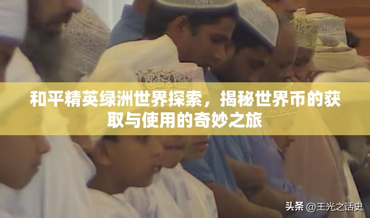 和平精英绿洲世界探索，揭秘世界币的获取与使用的奇妙之旅