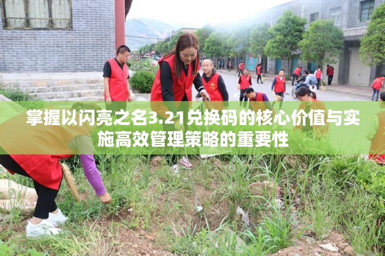 掌握以闪亮之名3.21兑换码的核心价值与实施高效管理策略的重要性