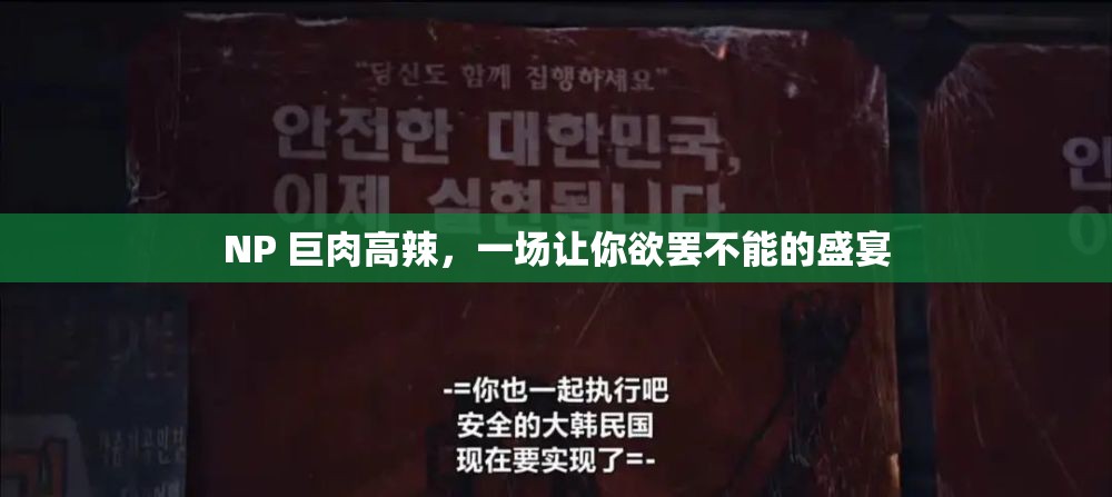 NP 巨肉高辣，一场让你欲罢不能的盛宴