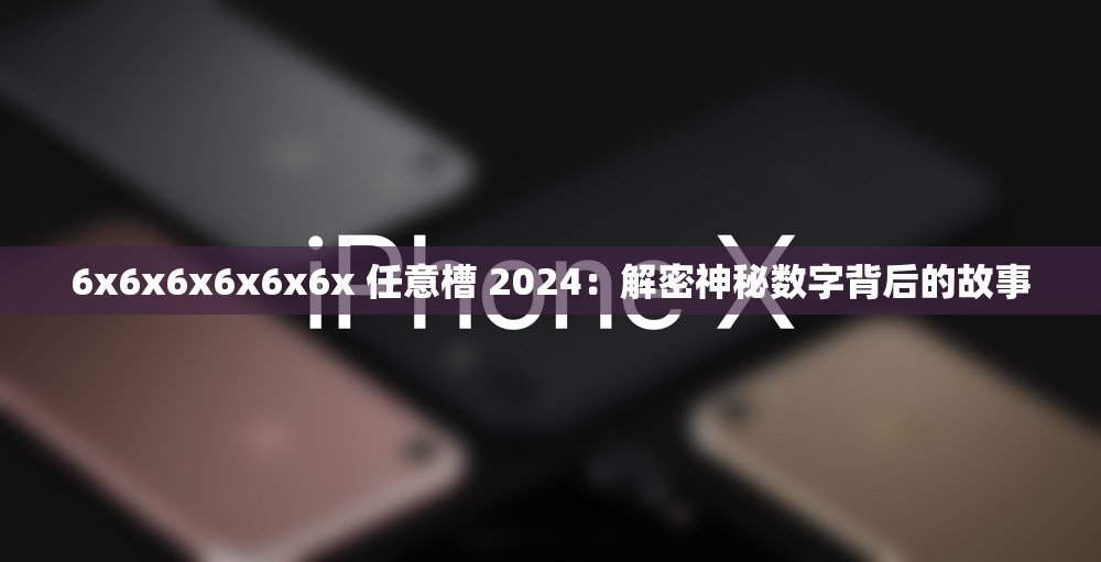 6x6x6x6x6x6x 任意槽 2024：解密神秘数字背后的故事