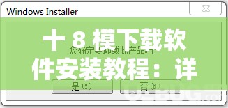 十 8 模下载软件安装教程：详细步骤和注意事项
