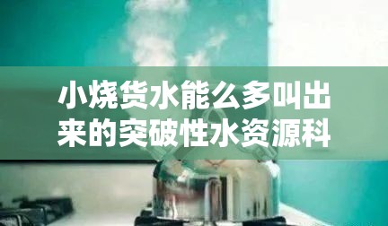小烧货水能么多叫出来的突破性水资源科技：开启未来水资源利用新纪元