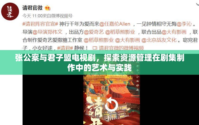 张公案与君子盟电视剧，探索资源管理在剧集制作中的艺术与实践
