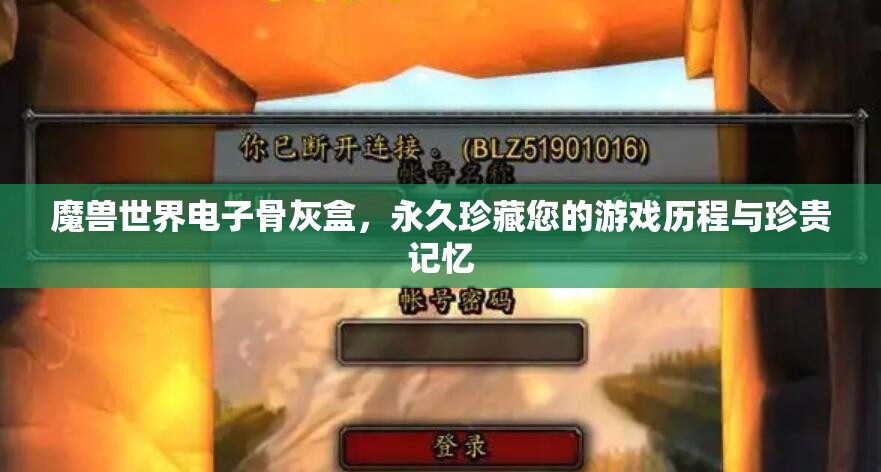 魔兽世界电子骨灰盒，永久珍藏您的游戏历程与珍贵记忆