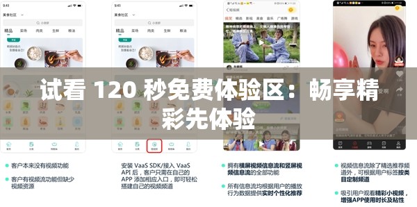 试看 120 秒免费体验区：畅享精彩先体验