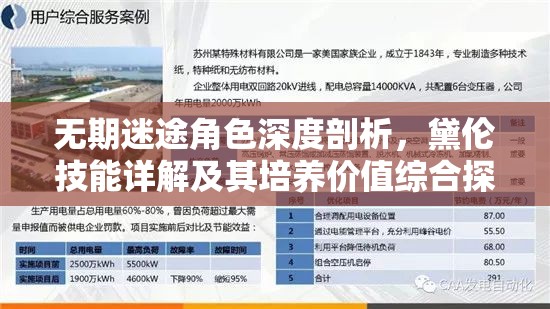 无期迷途角色深度剖析，黛伦技能详解及其培养价值综合探讨