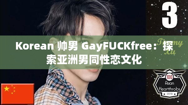 Korean 帅男 GayFUCKfree：探索亚洲男同性恋文化