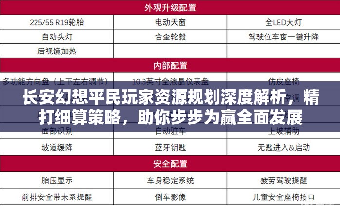 长安幻想平民玩家资源规划深度解析，精打细算策略，助你步步为赢全面发展