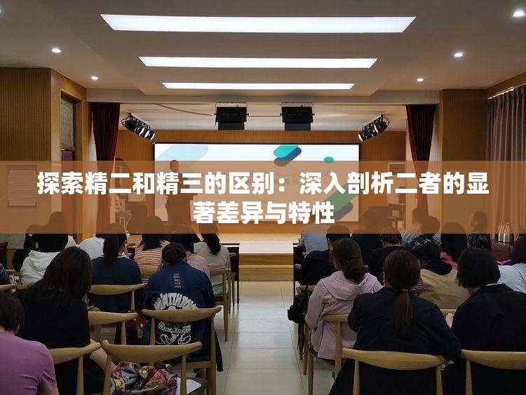 探索精二和精三的区别：深入剖析二者的显著差异与特性
