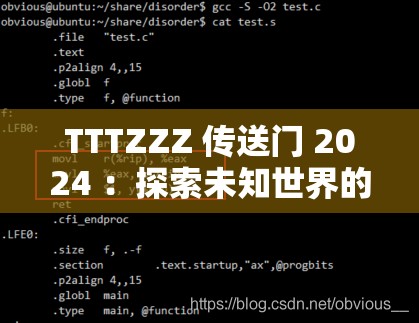 TTTZZZ 传送门 2024 ：探索未知世界的神秘通道