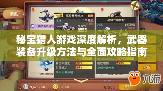 秘宝猎人游戏深度解析，武器装备升级方法与全面攻略指南