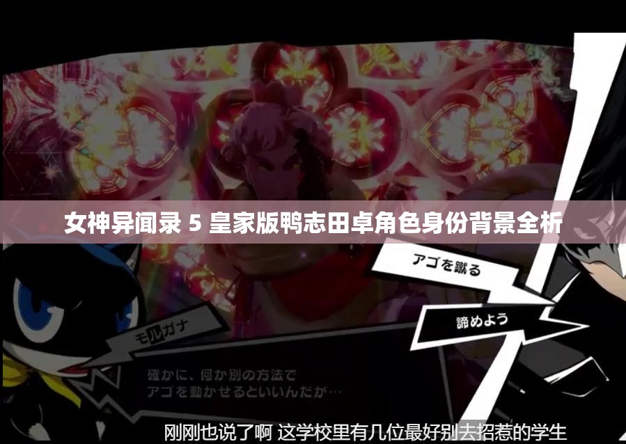 女神异闻录 5 皇家版鸭志田卓角色身份背景全析