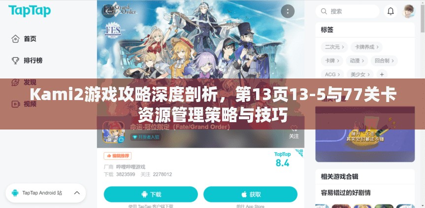 Kami2游戏攻略深度剖析，第13页13-5与77关卡资源管理策略与技巧