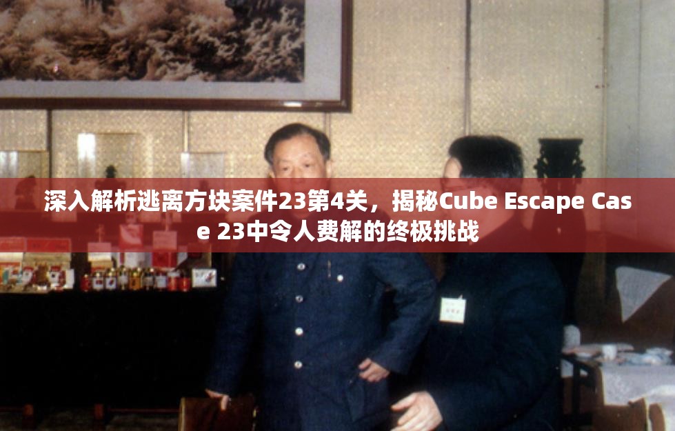 深入解析逃离方块案件23第4关，揭秘Cube Escape Case 23中令人费解的终极挑战