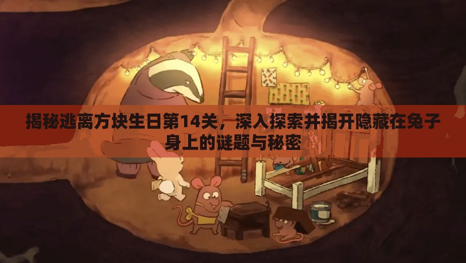 揭秘逃离方块生日第14关，深入探索并揭开隐藏在兔子身上的谜题与秘密