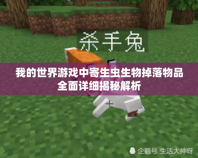 我的世界游戏中寄生虫生物掉落物品全面详细揭秘解析