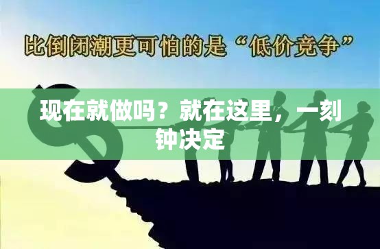 现在就做吗？就在这里，一刻钟决定