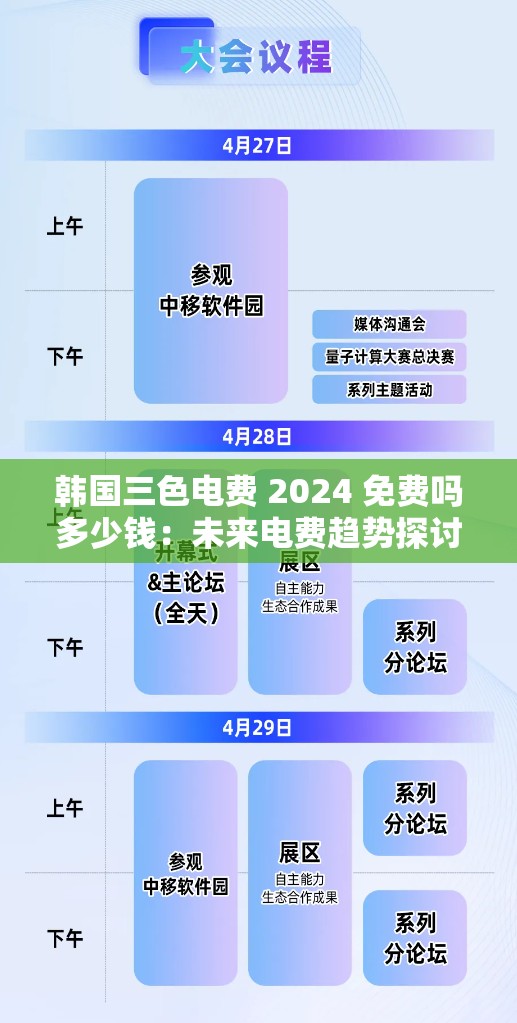 韩国三色电费 2024 免费吗多少钱：未来电费趋势探讨